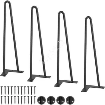 406 mm plono profilio metalinės baldų kojelės