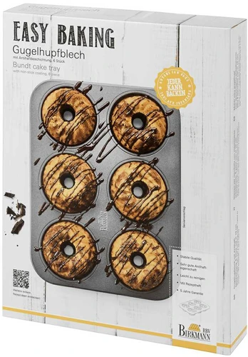 Mini keksiukų formelė EASY BAKING - 6 sausainiai / Birkmann