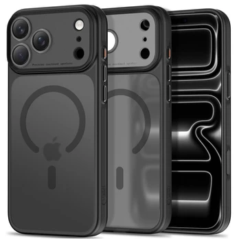 Matinis juodas dėklas Apple iPhone 17 Pro / 18 Pro telefonui "Tech-Protect MagPrime Magsafe CC"
