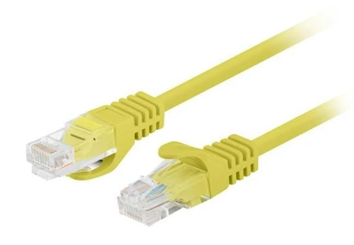 LPATCHCORD KAT.5E UTP 1.5M Geltonas FLUKE PASSED LANBERG 10-PACK