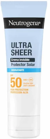 Neutrogena Ultra Sheer Invisible Kreminis Sunscreen Moisturizing Spf50 50ml
