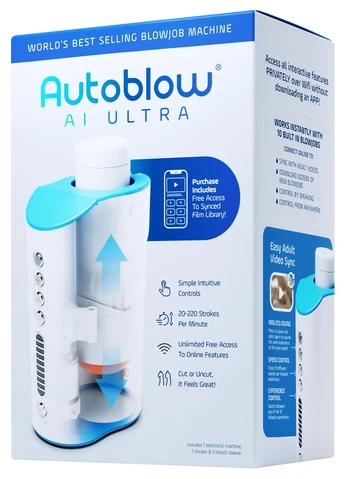 Autoblow ai Ultra eu Plug Vibruojantis masturbatorius