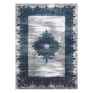 Kilimas vidaus Hakano Iona Frame 3, pilkas, 190 cm x 140 cm