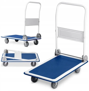 Silvertools platforminis transportavimo vežimėlis, sandėliavimo, prekių, sulankstomas, 150 kg