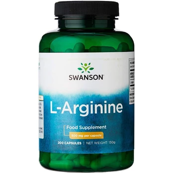 Swanson L-arginine - 100 kapsulių