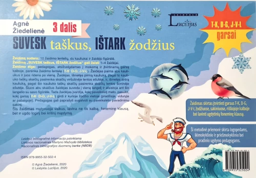 SUVESK taškus, IŠTARK žodžius. 3 dalis