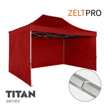 Palapinė prekybai 3x4,5 Raudona Zeltpro TITAN