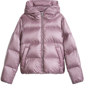 Pūkinė striukė moterims, purple, 5000016917 Puffed jct