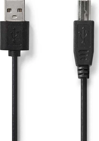 Nedis USB-A – USB-B USB laidas 3 m juodas (CCGL60101BK30)