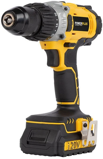 Smūginis gręžtuvas Powerplus, 20 V, 2 Ah