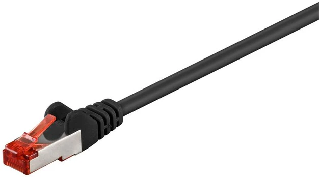 Goobay Kabelis LAN Patchcord CAT 6 S/FTP LSZH juoda 0,25m