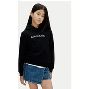 Calvin Klein Jeans Džemperis Inst Logo LV1CKSJB38 Juoda Regular Fit