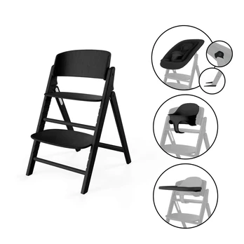 Cybex Click & Fold 4in1 Stunning Black Maitinimo kėdutė