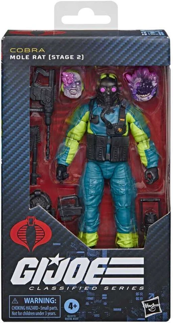 Hasbro G.I. Joe Classified Series Cobra Mole Rat Stage 2 figure 15cm