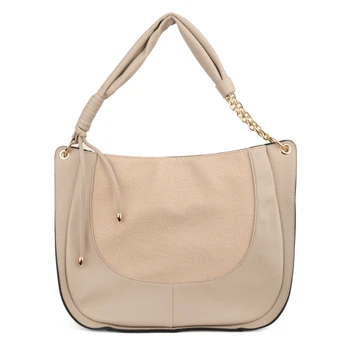 Rankinė per petį moterims, Smėlio, Shoulder bag