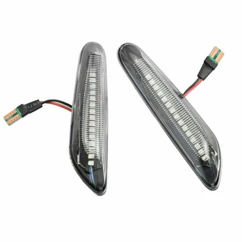 BMW skaidrūs LED posūkiai E46 E60 E82 E87 E90