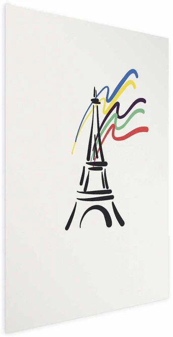 Artgeist Plakatas - Eiffel Tower and Colors
