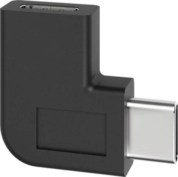 Adapteris kampuotas USB-C lizdas-kištukas FLAT Goobay