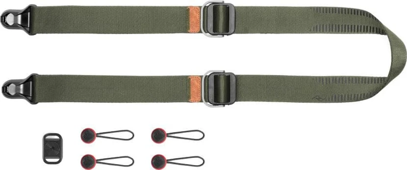 Pečių juosta Peak Design Slide Lite Camera Strap Sage, 145 cm