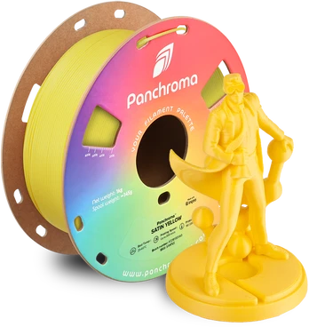 Polymaker Panchroma™ PLA Satin 1.75 mm 1kg - Satin Geltona