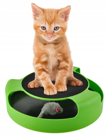 Cat toy pelė wheel scratcher pelė