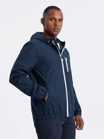 men's jacket dark mėlynas
