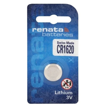 Baterija - Renata CR1620 3V 68mAh Ličio Mygtukinis Elementas