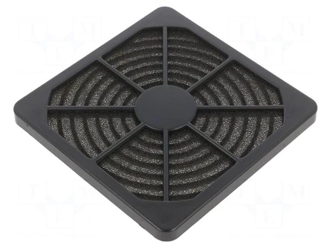 Filter | Ø120mm | plastic | 1set | black | Mounting: screw