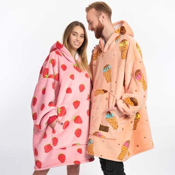 BARAMOOR džemperių - pledų komplektas "Sweet Couple"