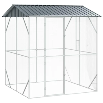 Paukščių narvas Anthracite 210x227x247 cm Plienas
