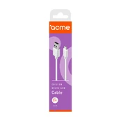 Kabelis Acme CB1012W 2 m, White, Micro USB, USB A kaina