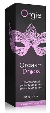 Orgie Orgasm Drops 30 ml stimuliuojantis gelis kaina