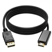 RoGer DisplayPort to HDMI cable / 4x2K / 1.8M / Black kaina