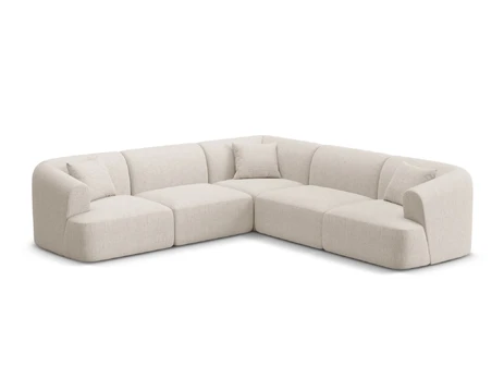 Modular Symmetrical Corner Sofa, "Campi", 6 Seats, 255x255x70 Made in Europe