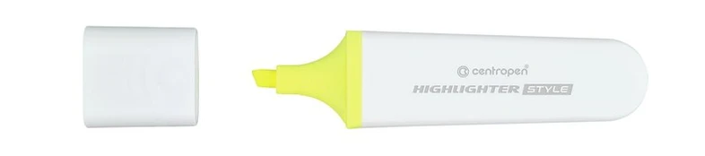 Centropen Style Fluo 6252 geltonas žymeklis