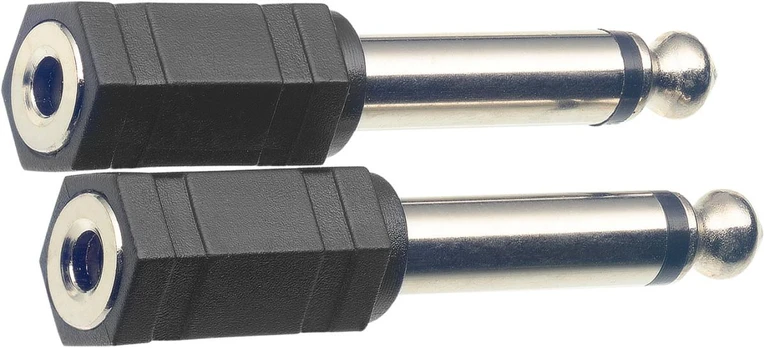 Adapteris Stagg 3.5 TRS/f - 6.35mm TRS/m 2vnt