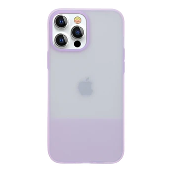 Kingxbar Plain Series dėklas skirtas iPhone 13 Pro silikoninis violetinis