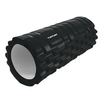 Massage roller TUNTURI Yoga Foam Grid Roller 33cm, black