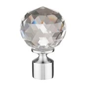 Antgalis Domoletti Crystal, Ø 19 mm, chromo kaina