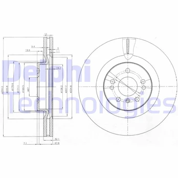 Stabdžių diskas DELPHI BG9013