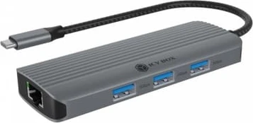 ICY BOX IB-DK4034a-CPD 6in1, HDMI,USB,PD,LAN