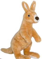 Pliušinis žaislas Wild Planet Kangaroo, rudas, 34 cm kaina