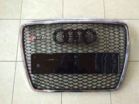Audi Rs6 A6 2008-2012 chromuotas grotelių imitacija