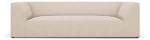 Sofa Micadoni Home Ruby, smėlio/kreminė, 232 x 92 cm x 69 cm