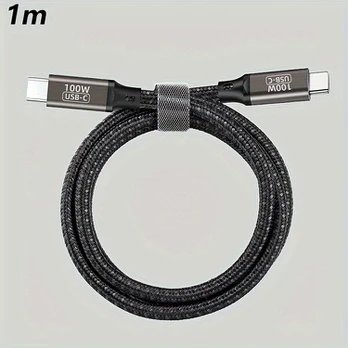 USB C laidas greitam įkrovimui, 1M/3,3FT
