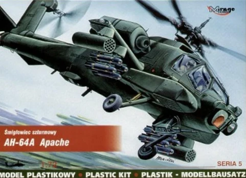 Mirage Modele Mirage AH-64A „Apache“ puolimo sraigtasparnis