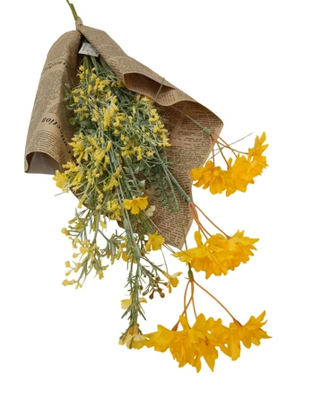 Dirbtinė puokštė Domoletti, geltona, 75 cm