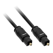 Kabelis InLine Toslink – Toslink 2 m juoda (89922) kaina