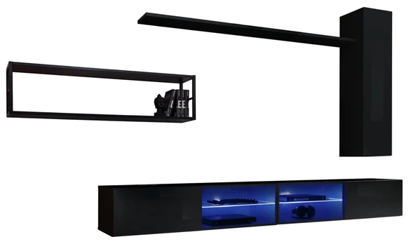 Sekcija Switch Met IV su LED apšvietimu, juoda