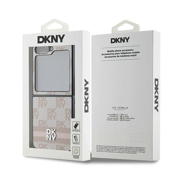 DKNY DKHCZF6PCPTSSP Z Flip6 F741 rožinis|pink Chequered Pattern Printed Stripes